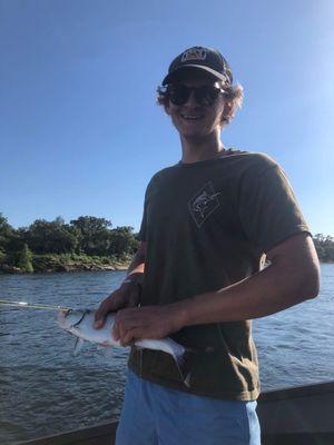 Shad fishing with Happy and Serge!!