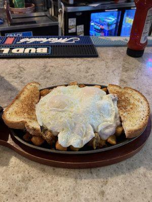 Chicken fried steak skillet