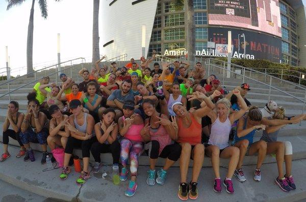 Go Run Project!  Run stairs Wednesday mornings at the AA Arena with a great group of encouraging and positive people!