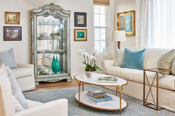 Andalucia Lane | Living Room - a refresh for this Huntington Beach Home.