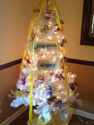 We decorate our tree for each new holiday and season.