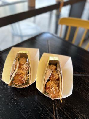 Crispy Shrimp Crepe Taco