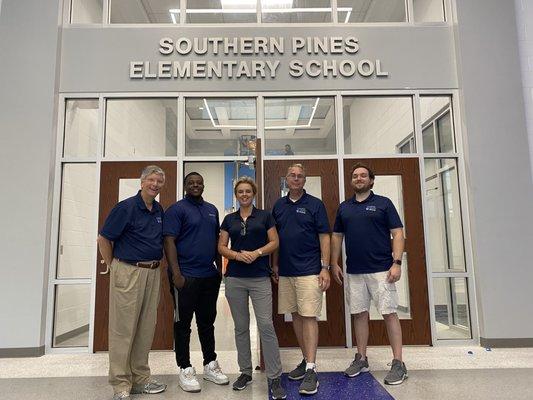 Carolina Digital Phone provides local service to Southern Pines Elementary School.