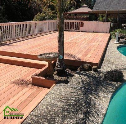 Remodeled deck