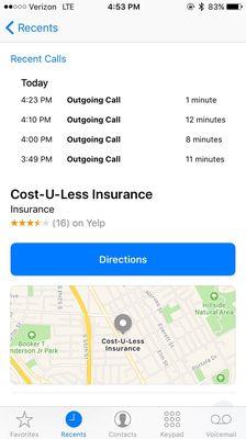 After 4 back-to-back calls and a total waste of 30 minutes(duration of waiting on phone) just to get the customer service # that is closed.