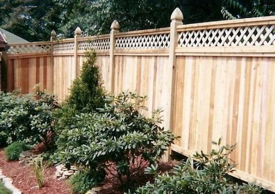 Privacy Fence installed by Whittington Fence