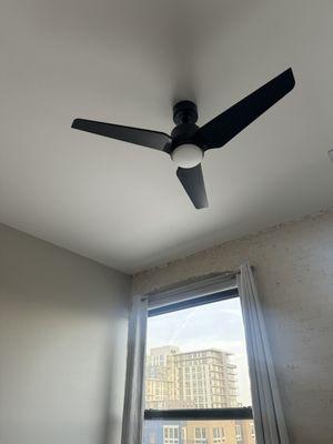 The new fan that was installed.