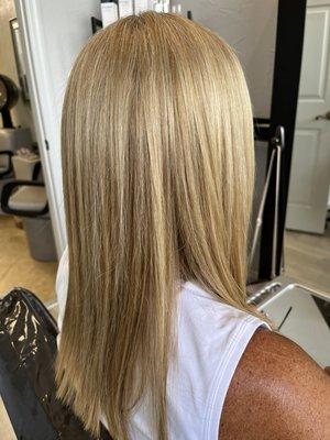 Brazilian blowout smoothing treatment