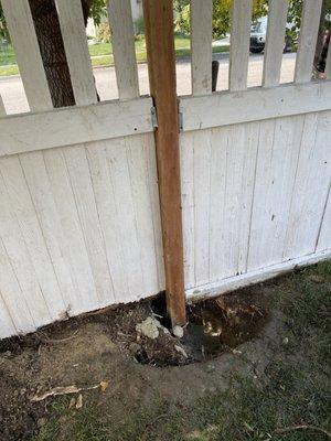 Fence Post replacement