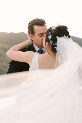 Fairytale wedding photos in Malibu, CA.