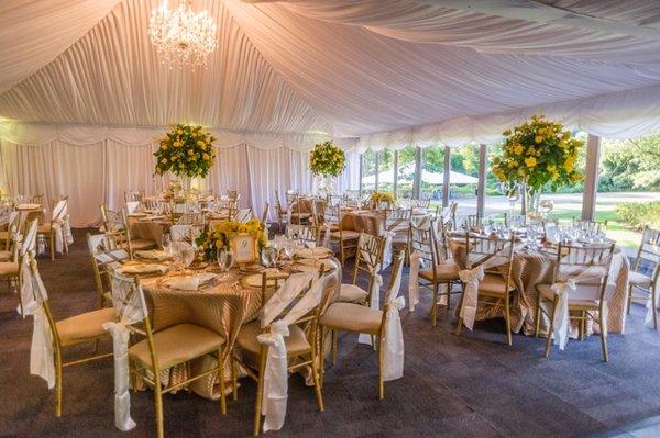 Reception design and set up by Kayla Belle Weddings + Events @ Pelham Bay & Spilt Rock Golf Course