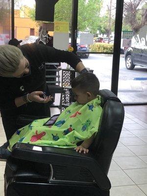 Haircut for my 2 year old .