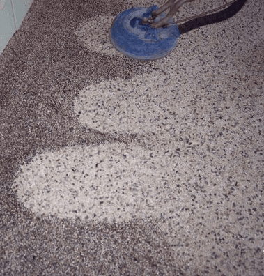 Pebble Tec, aggregate floor and patio cleaning.