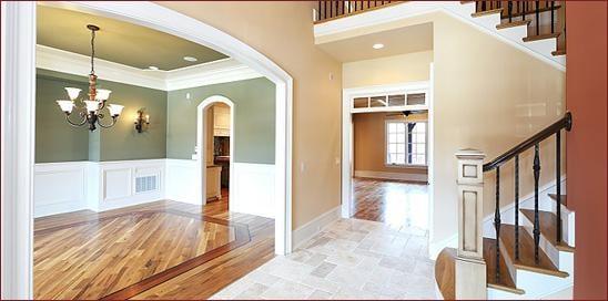 Dining Room and Hallway done in Wilton, CT