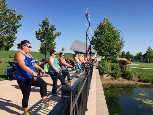 Stroller Barre at Julius Kleiner Park