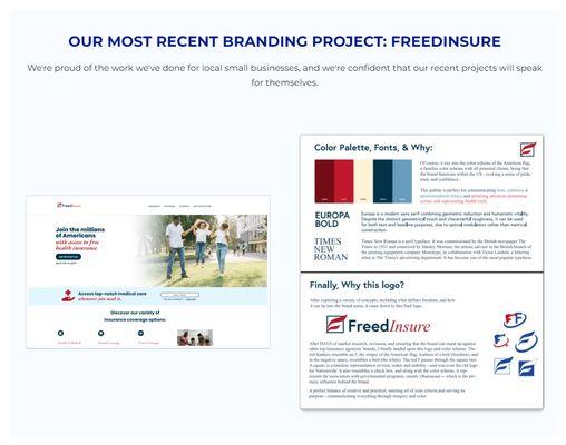 JFCD | Digital Marketing & Advertising | Staten Island, NY -- Recent Branding Project : FreedInsure