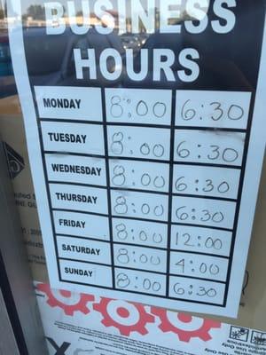 Business Hours