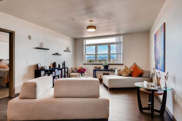 Broadway Lofts Apartments - Living Room