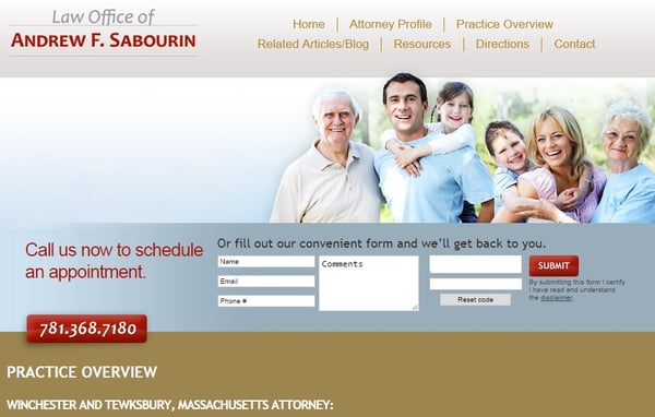 Check out my website! www.SabourinLaw.com