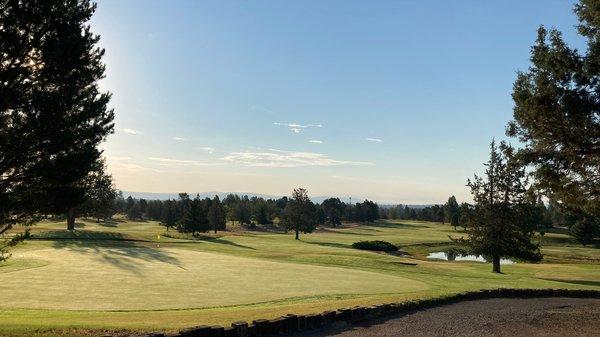 Golf course view from Putters deck