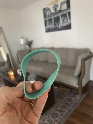 $50 charge for this pool bracelet (not listed in my lease!) $200 total charged for 4