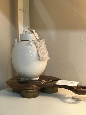 Ginger jars are in...so if you love them but aren't sure of a pattern then go for this pure white one!