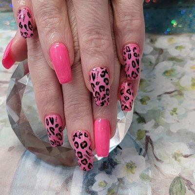 Pink leopard