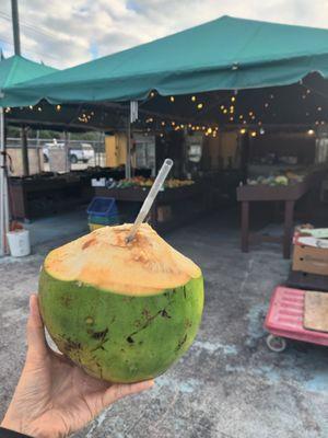 Fresh coconut water