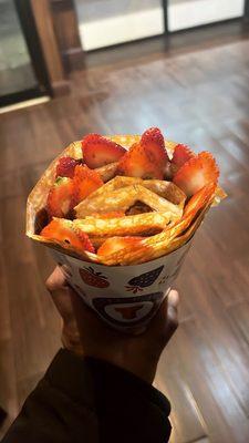 Strawberry Nutelle Crepe