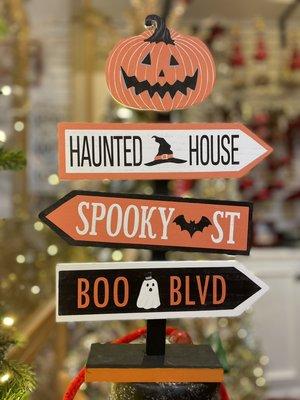 Christmas isn't the only game in town! We also carry a selection of frightfully fun Halloween decor!