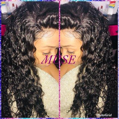 Lace front wig install