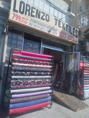 Lorenzo Fabrics buy/sell apparel  fabrics. We are Located  in Fabric District
You can source any fabrics from us.