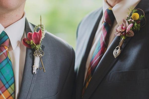 Beautiful boutonniere from Schnuck's Florist!