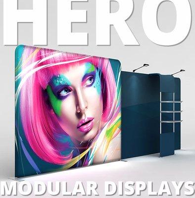 Modular, tool free banner displays