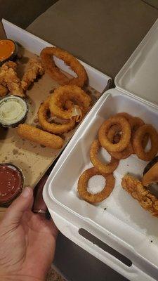 Two different onion rings???