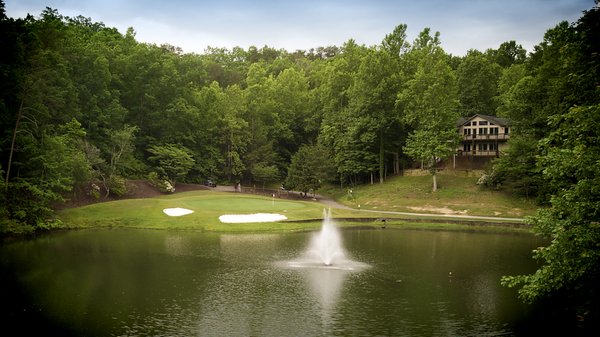 Hole 16 from hole 17 tee box