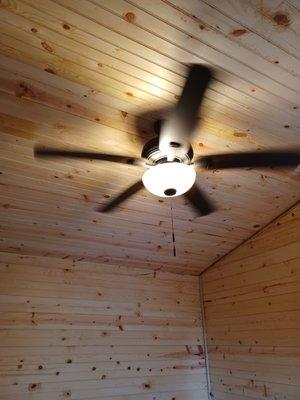 INSTALL CEILING FANS OF YOUR CHOICE!