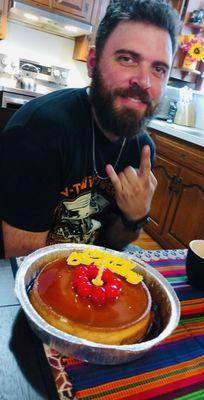 Flan for birthday and any occasion.