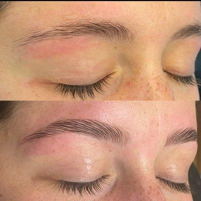 Brow lamination