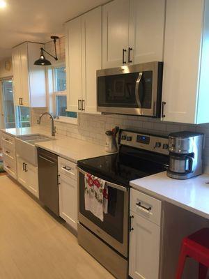 Customers kitchen done in White Shaker