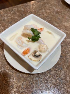 Tom kha shrimp soup