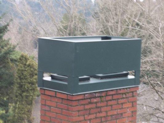 Custom chimney cap