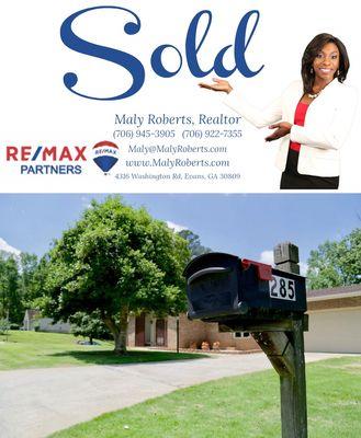 SOLD in Martinez, GA!