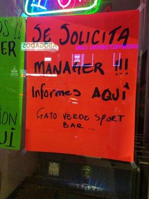 And they need a manager who knows that manager is a Spanglish cross-cultural bilingual word