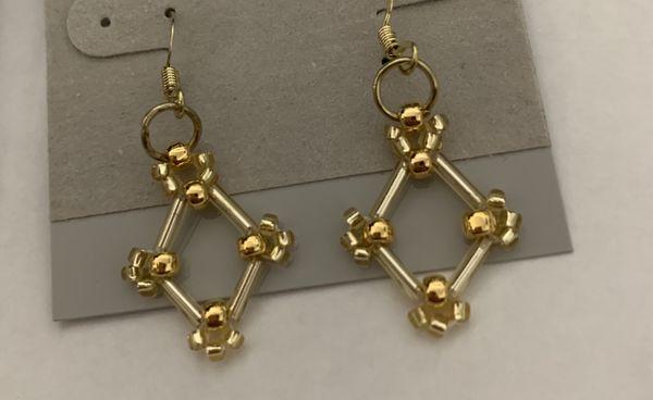 Bugle earrings by Paula D.