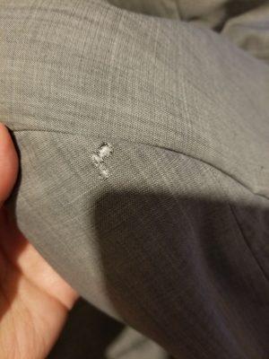 Another burn hole in my suit jacket