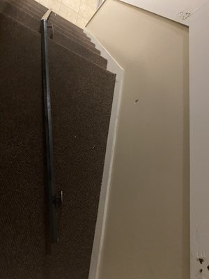 Handrail fell off of the wall in my building