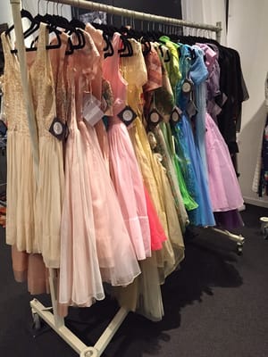 All the stunning vintage chiffon dresses!