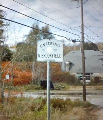 Entering North Brookfield from East Brookfield.