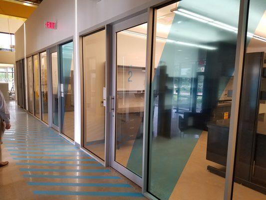 Flush Sliding Aluminum Doors and Sidelights